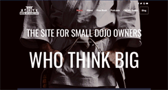 Desktop Screenshot of martialartsbusinessdaily.com